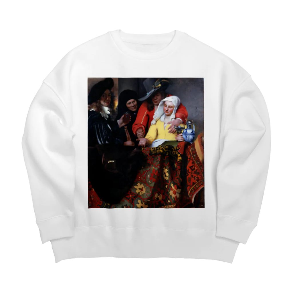 世界美術商店の取り持ち女 / The Procuress Big Crew Neck Sweatshirt