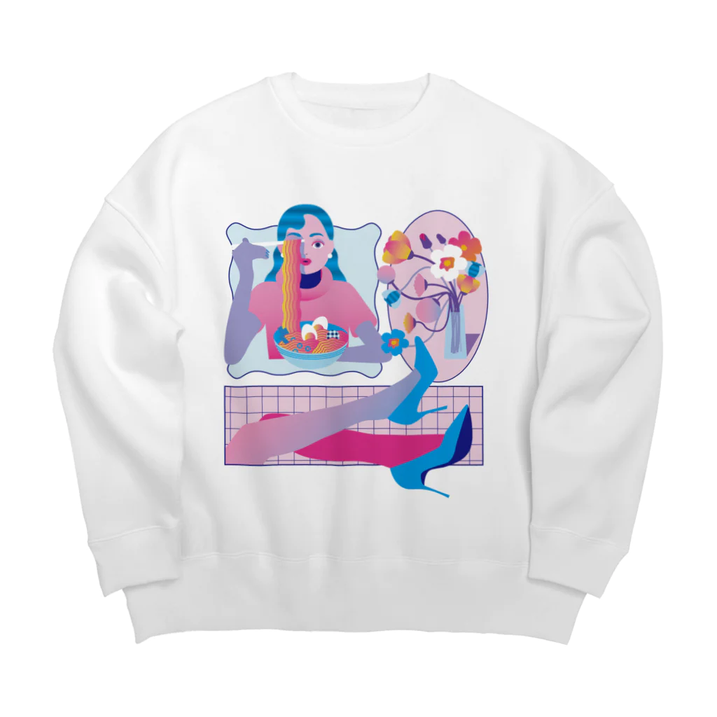 キカガクガールのキカガクガール詰め合わせ Big Crew Neck Sweatshirt