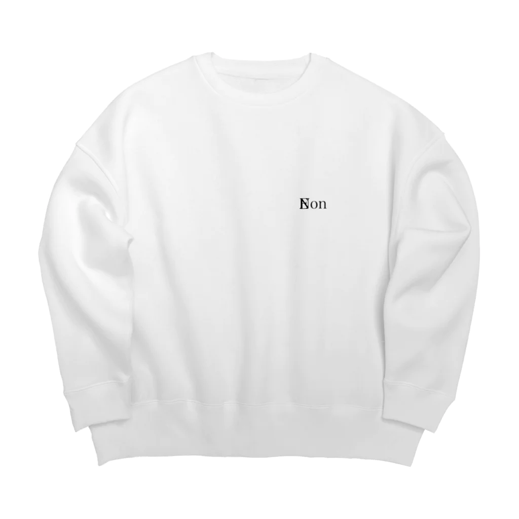 NEon👁️‍🗨️_officialのシンプルNEon　グッズ Big Crew Neck Sweatshirt