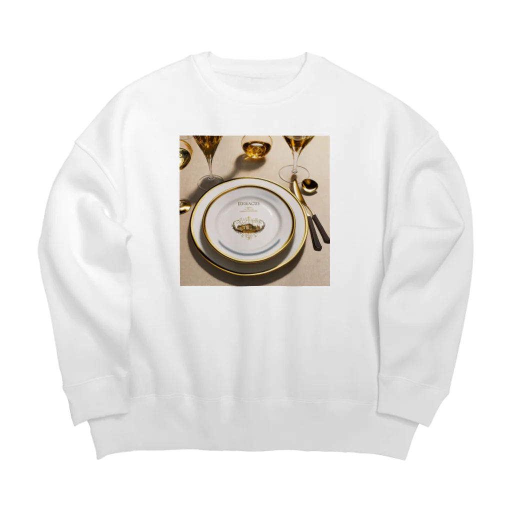 おしゃれなグッズ集の高級なレストラン風　オリジナルグッズ Big Crew Neck Sweatshirt