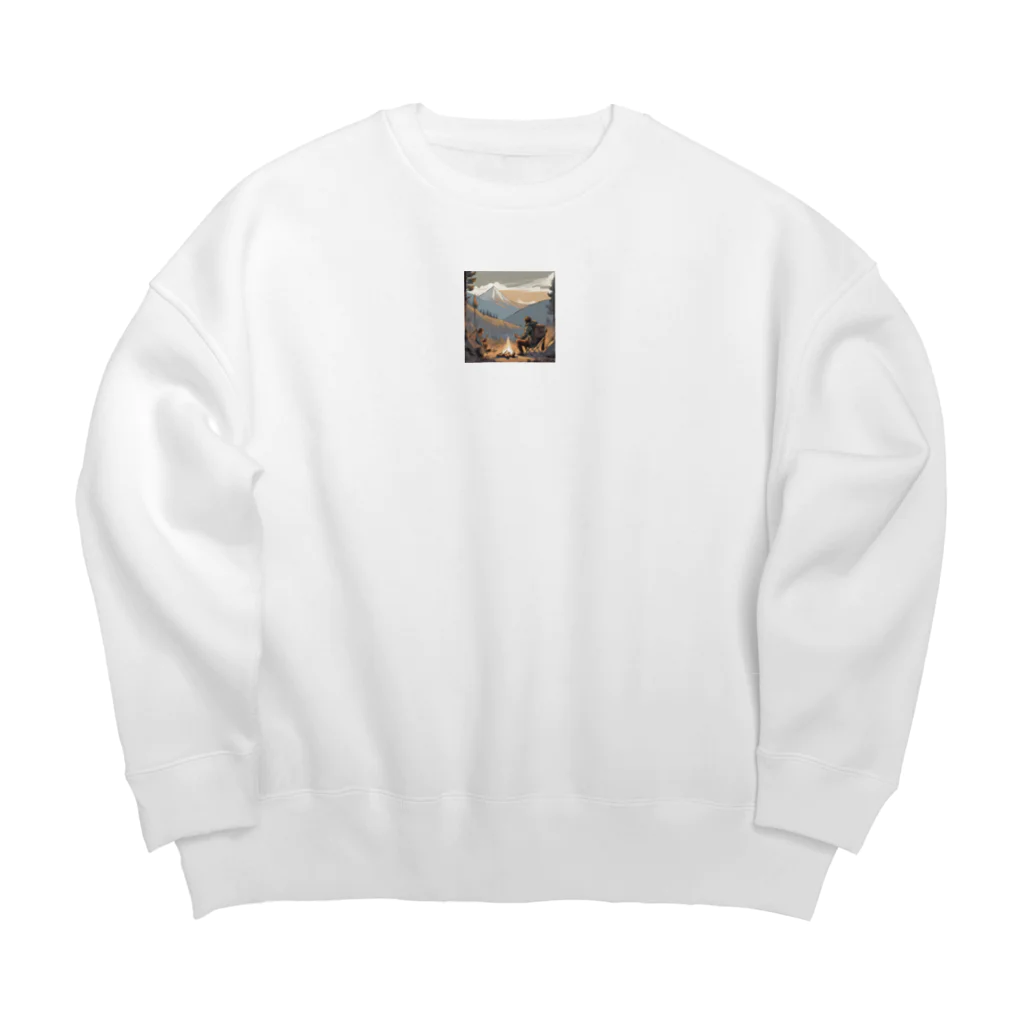 平行四辺形マン3世のCamp life Big Crew Neck Sweatshirt