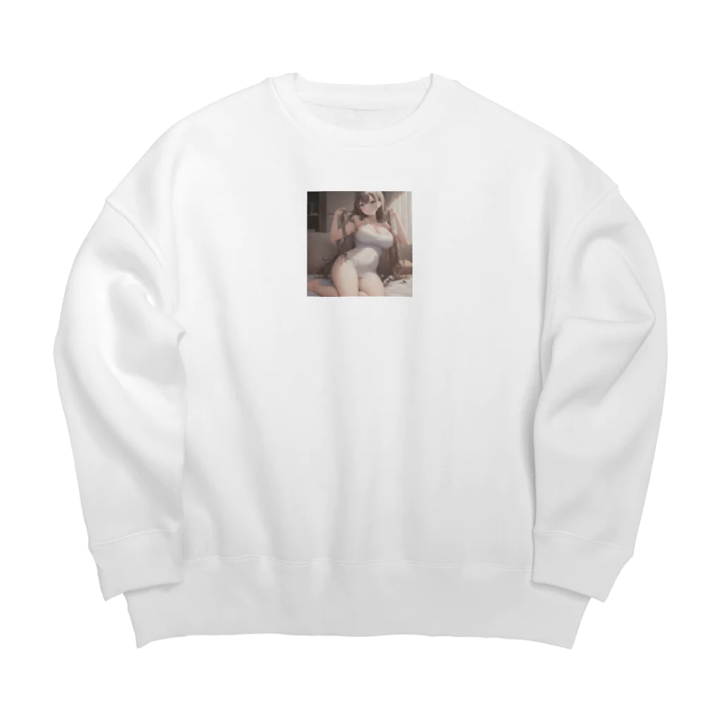 kariginuの海の旅 Big Crew Neck Sweatshirt