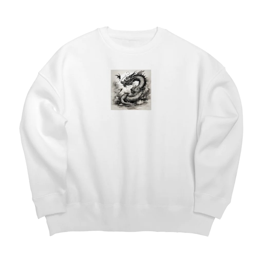 070-7412-0063の舞龍 Big Crew Neck Sweatshirt