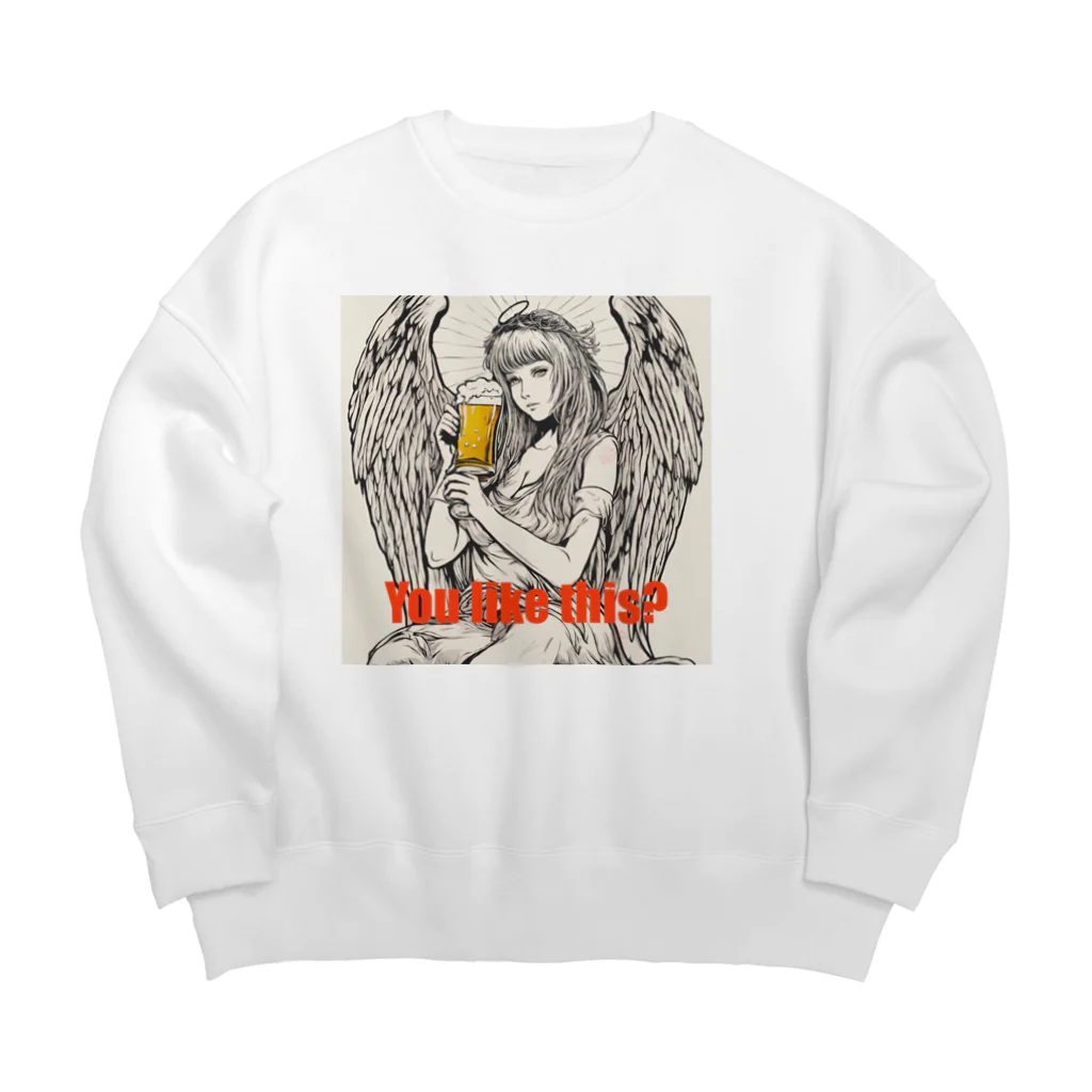 パイルドライバーのAngel beer Big Crew Neck Sweatshirt