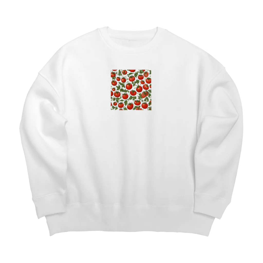 エルのショップのトマト Big Crew Neck Sweatshirt