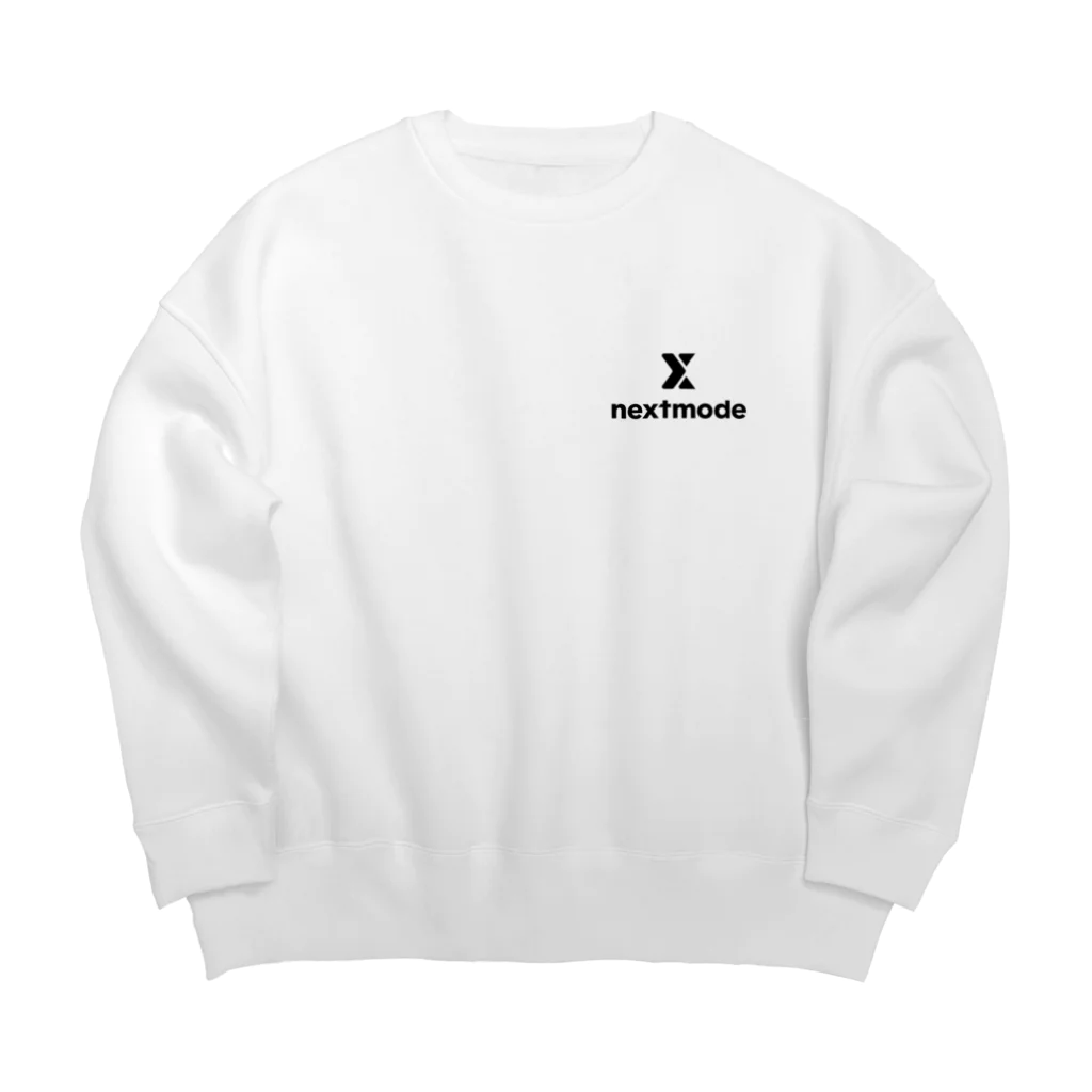 Nextmodeのネクストモード　ブラックロゴグッズ Big Crew Neck Sweatshirt