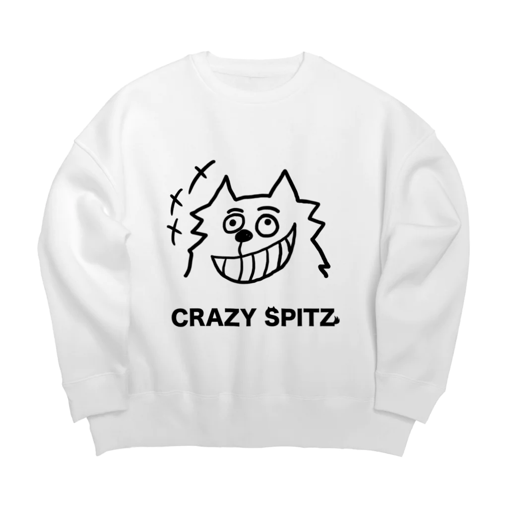 ehime@けだま&もち＆すみのCRAZY SPITZ「HA HA HA」 Big Crew Neck Sweatshirt