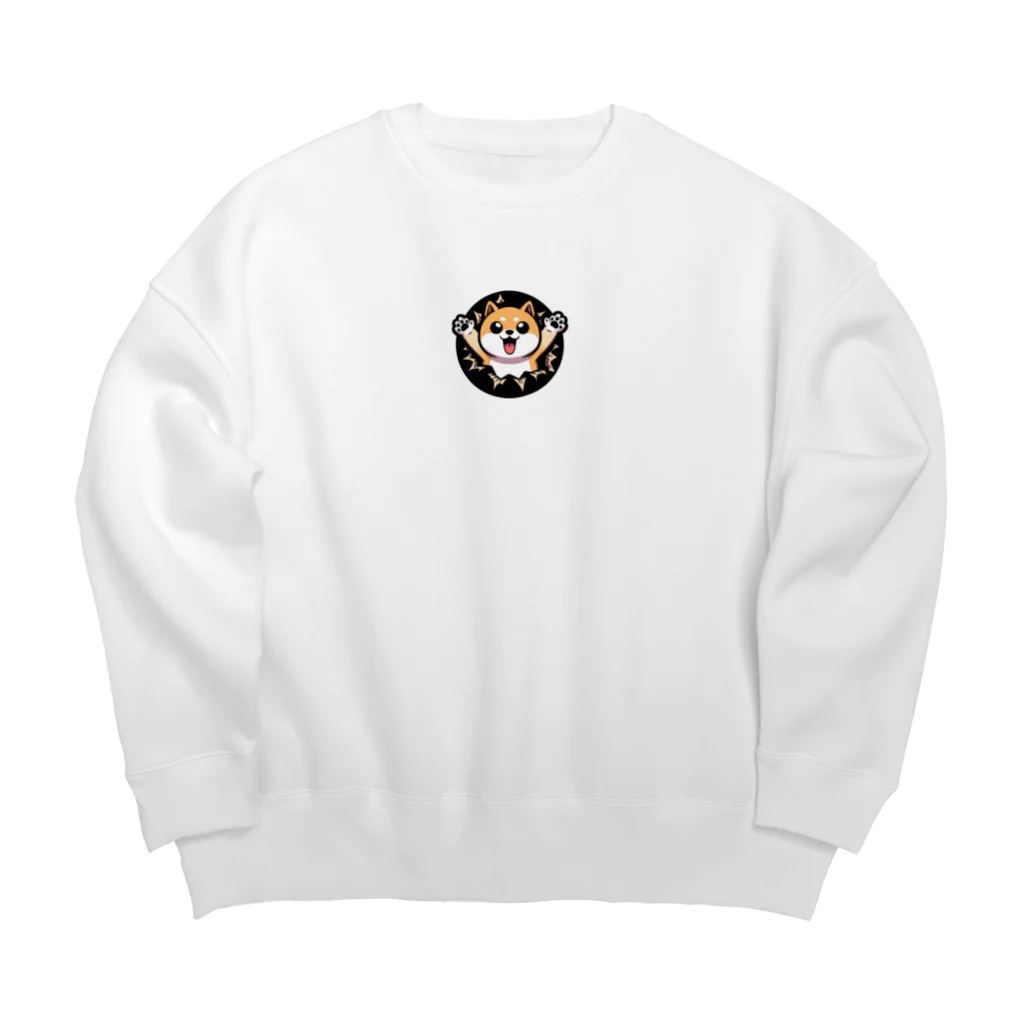 ショップリトのしば犬きくまるグッズ Big Crew Neck Sweatshirt