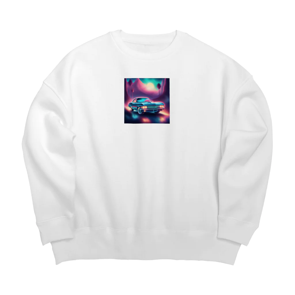 __mo_mo__のペリジャットン Big Crew Neck Sweatshirt