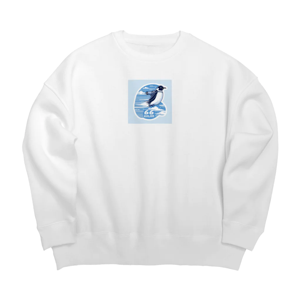 Emperor's FlightのFlying_penguin Big Crew Neck Sweatshirt