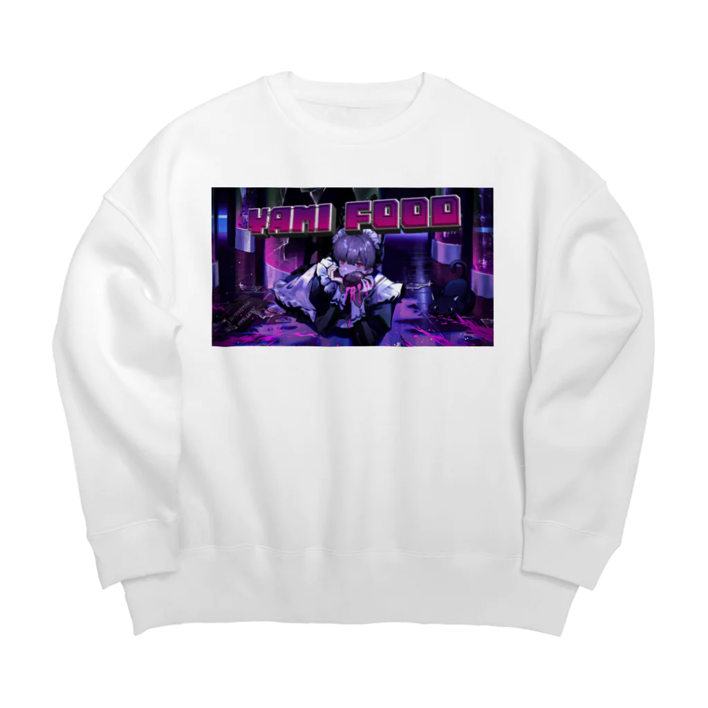 玲音-Leon-の闇飯 Big Crew Neck Sweatshirt