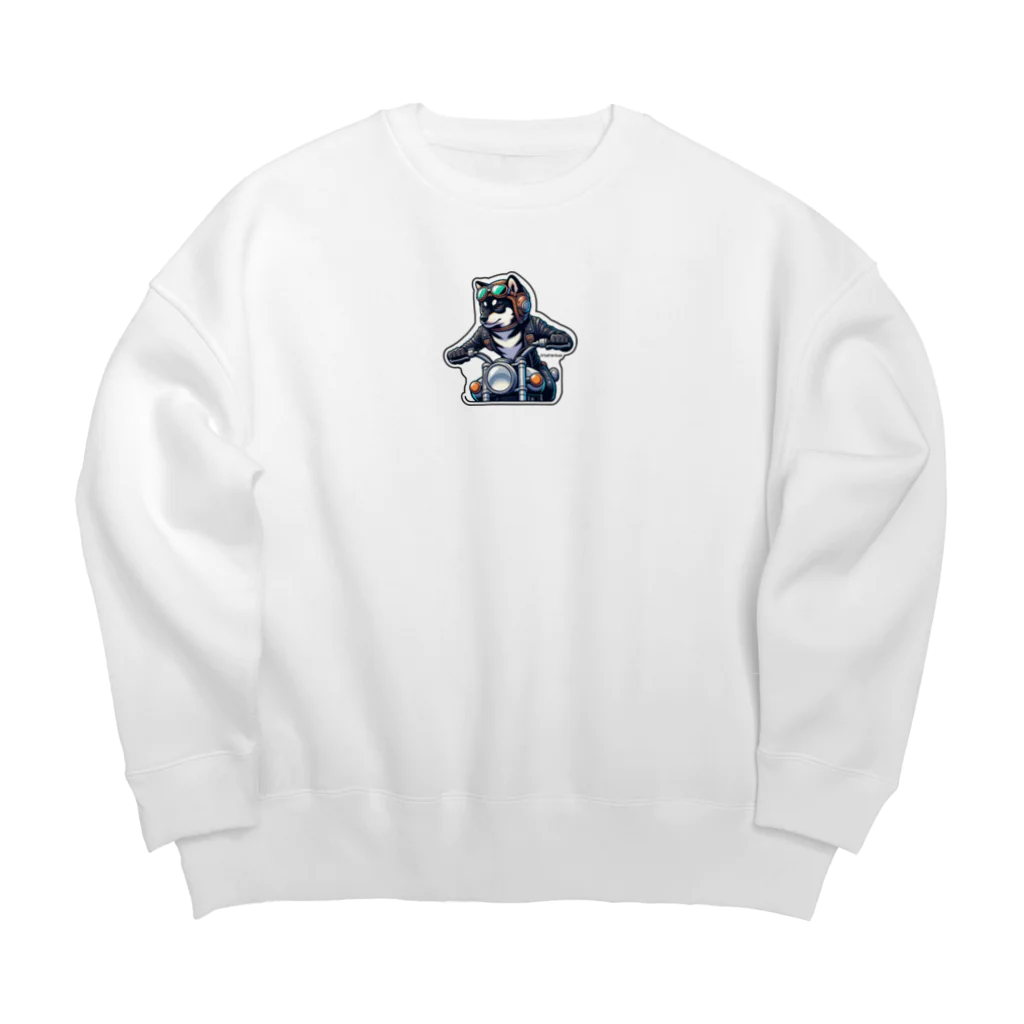 シバライダーロードの柴ライダーロード Big Crew Neck Sweatshirt