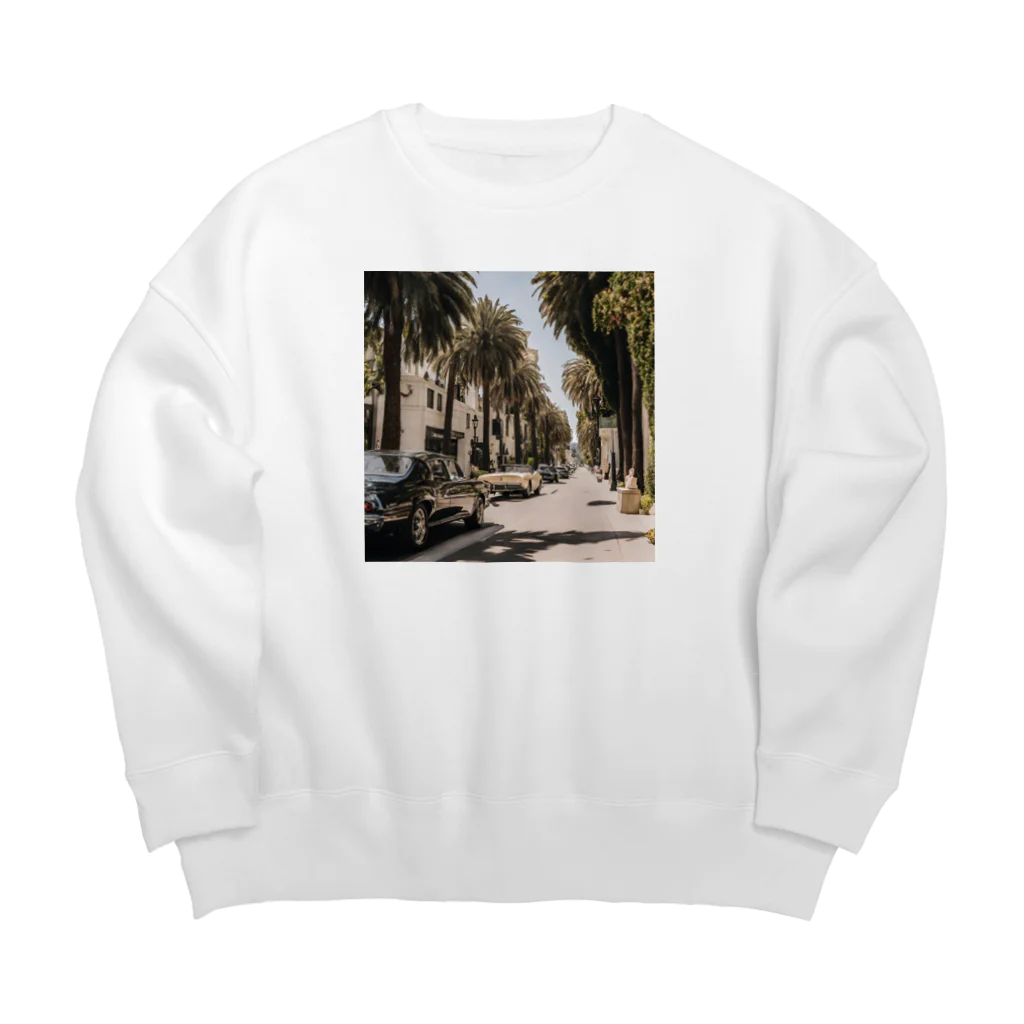 サーフサイドファッションのパームラインクルーズ Big Crew Neck Sweatshirt