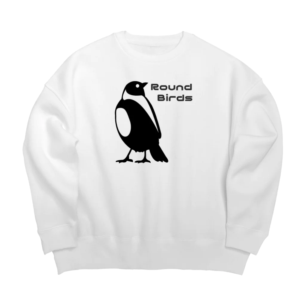 Round-BirdsのRound-Birds logo.ver Big Crew Neck Sweatshirt