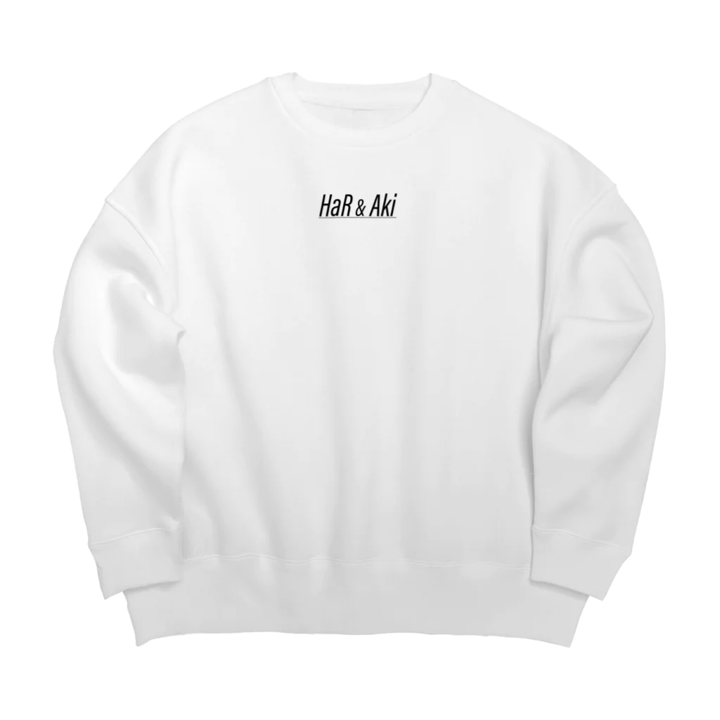 HaR&Aki-ハルトアキ-のHaR&Aki ワンポイント Big Crew Neck Sweatshirt