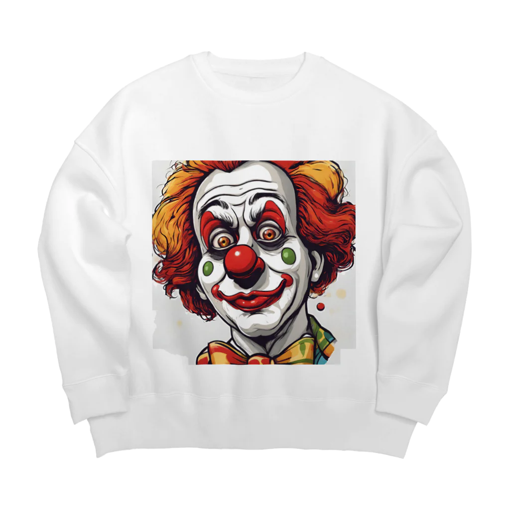 zakimaroのクレイジーピエロ Big Crew Neck Sweatshirt