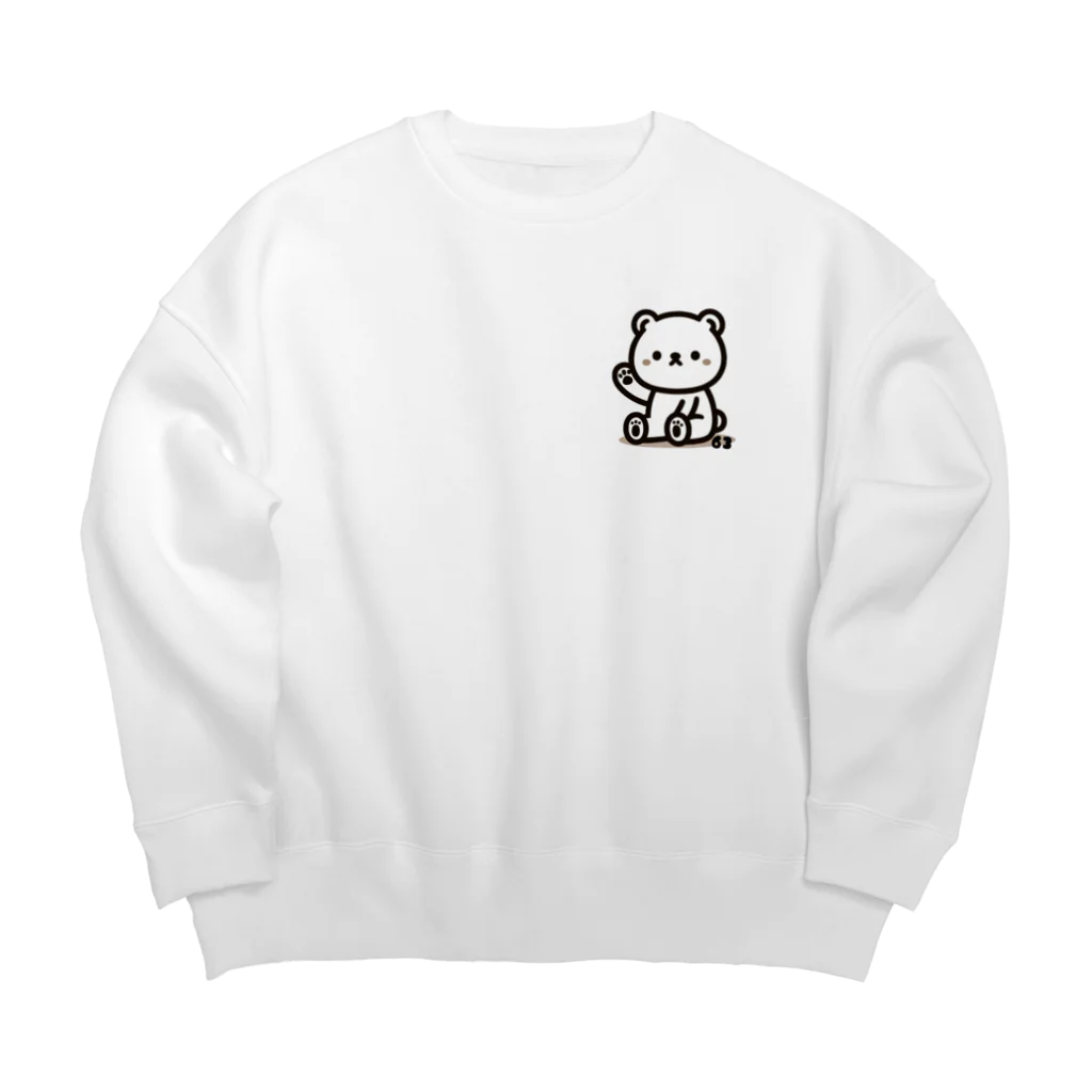 romiromi☆6363のROMIKUMA Big Crew Neck Sweatshirt