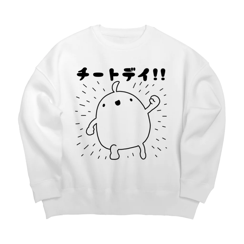 うさやのチートデイ!! Big Crew Neck Sweatshirt