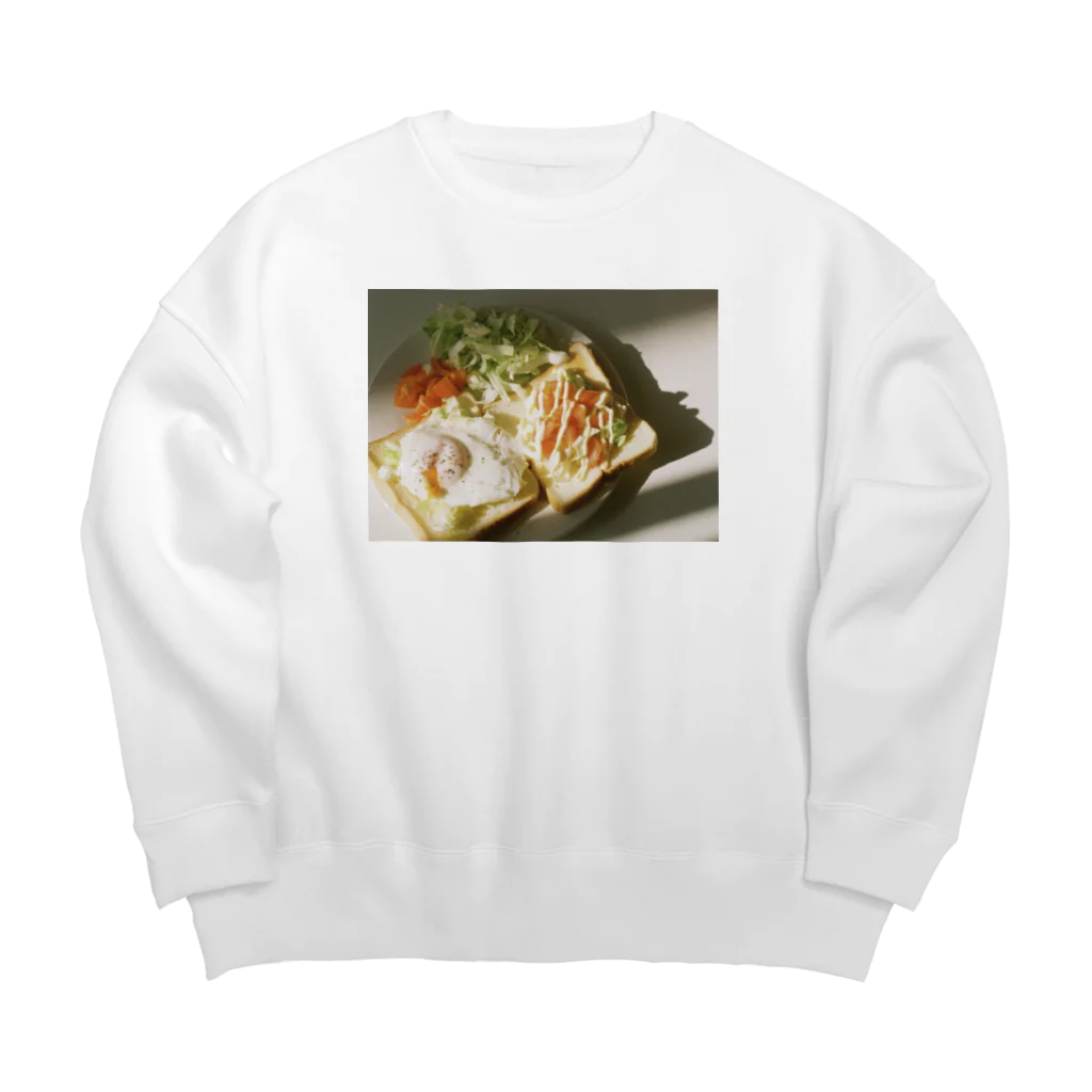 梨帆のおみせの日日是好日 Big Crew Neck Sweatshirt