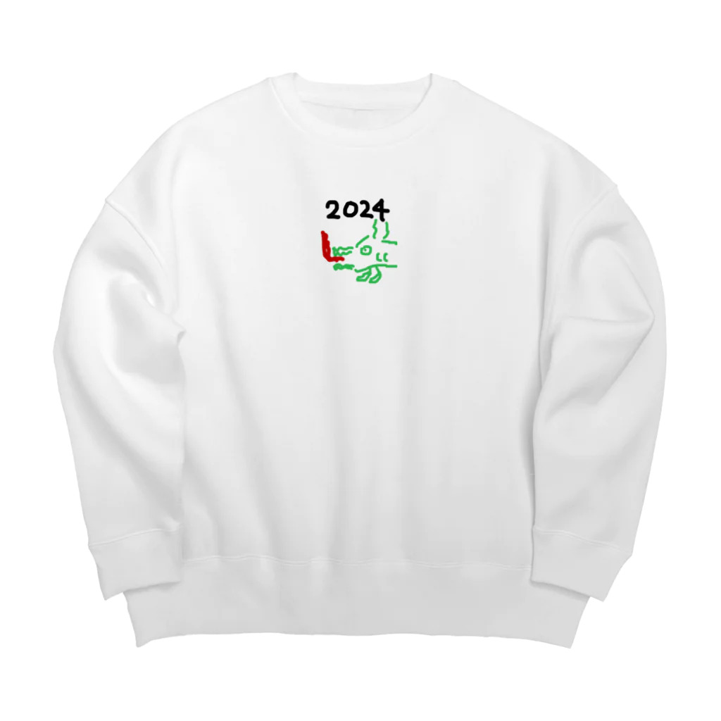 koja_laboの辰年アイテム作りました!パート2 Big Crew Neck Sweatshirt