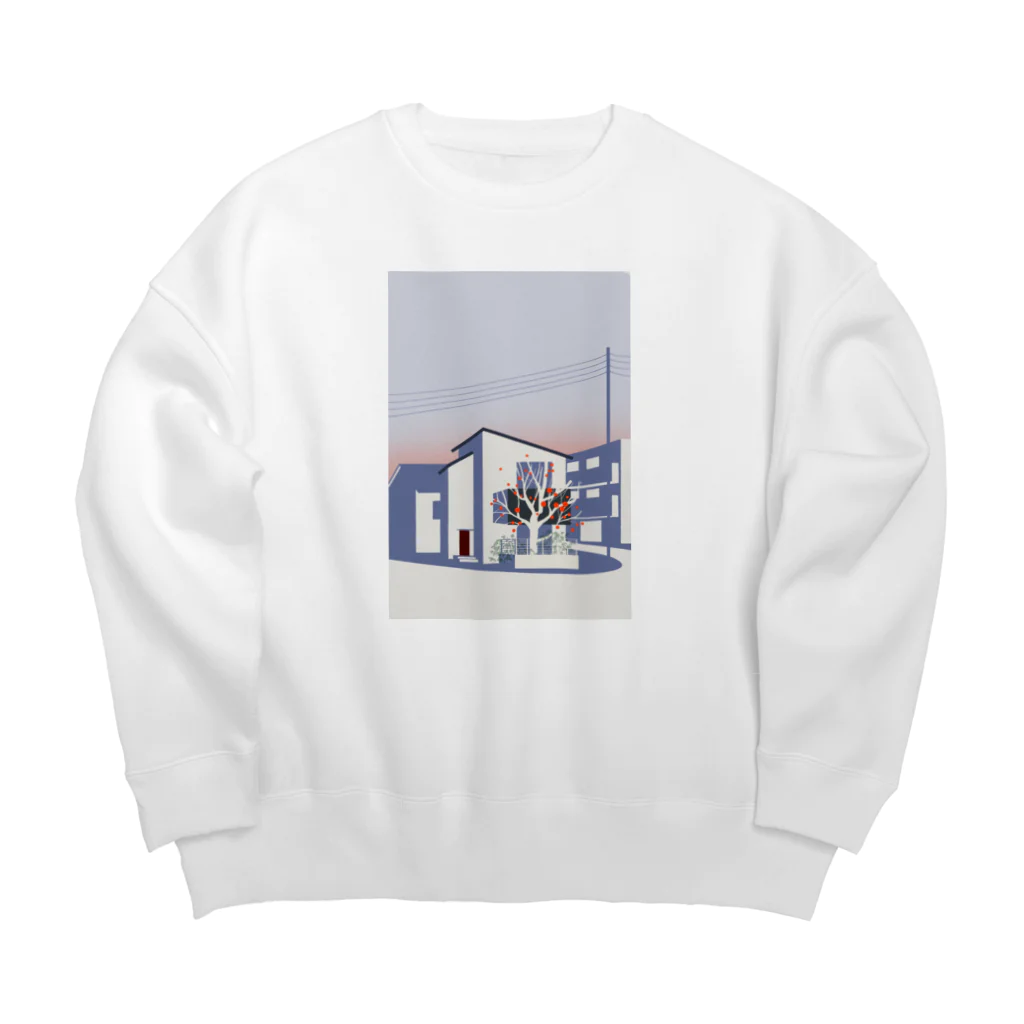 memo-s notesのhouse  Big Crew Neck Sweatshirt