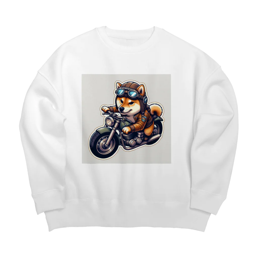 シバライダーロードの柴ライダーロードshiba31 Big Crew Neck Sweatshirt