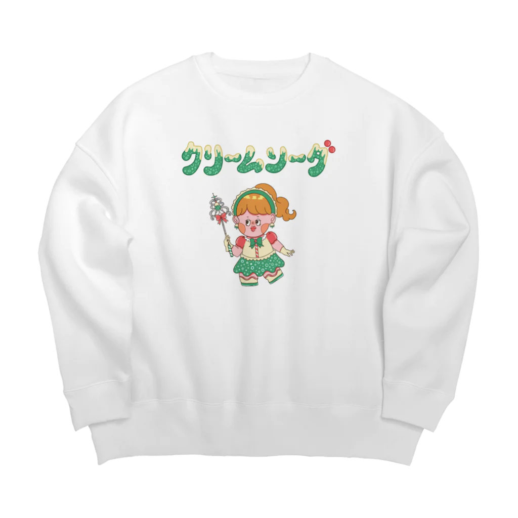 Natsukawa Yukichiのクリームソーダのまほう Big Crew Neck Sweatshirt