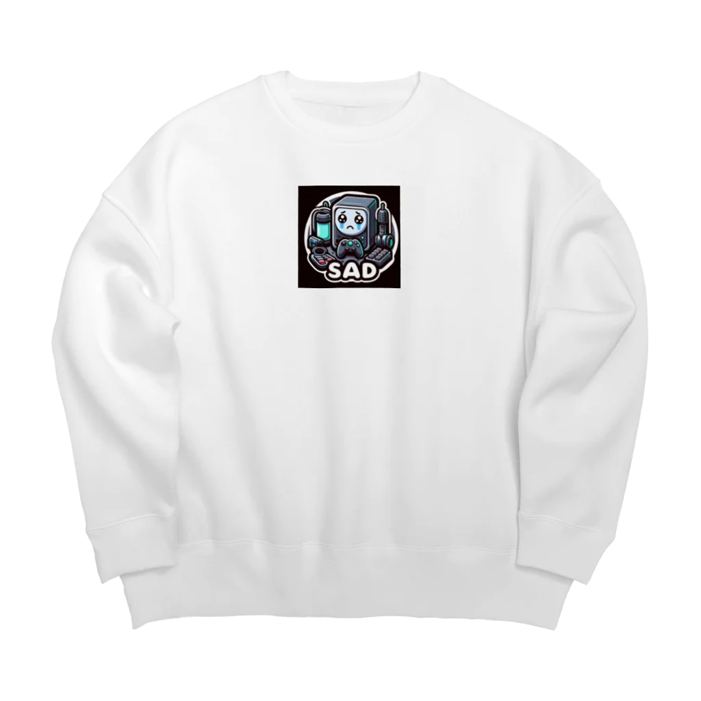 Girigiri-kのゲーミングｐｃＳＡＤ Big Crew Neck Sweatshirt