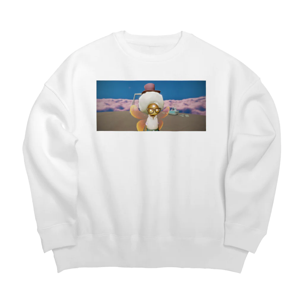 花の屋のsky星を紡ぐ子どもたち Big Crew Neck Sweatshirt