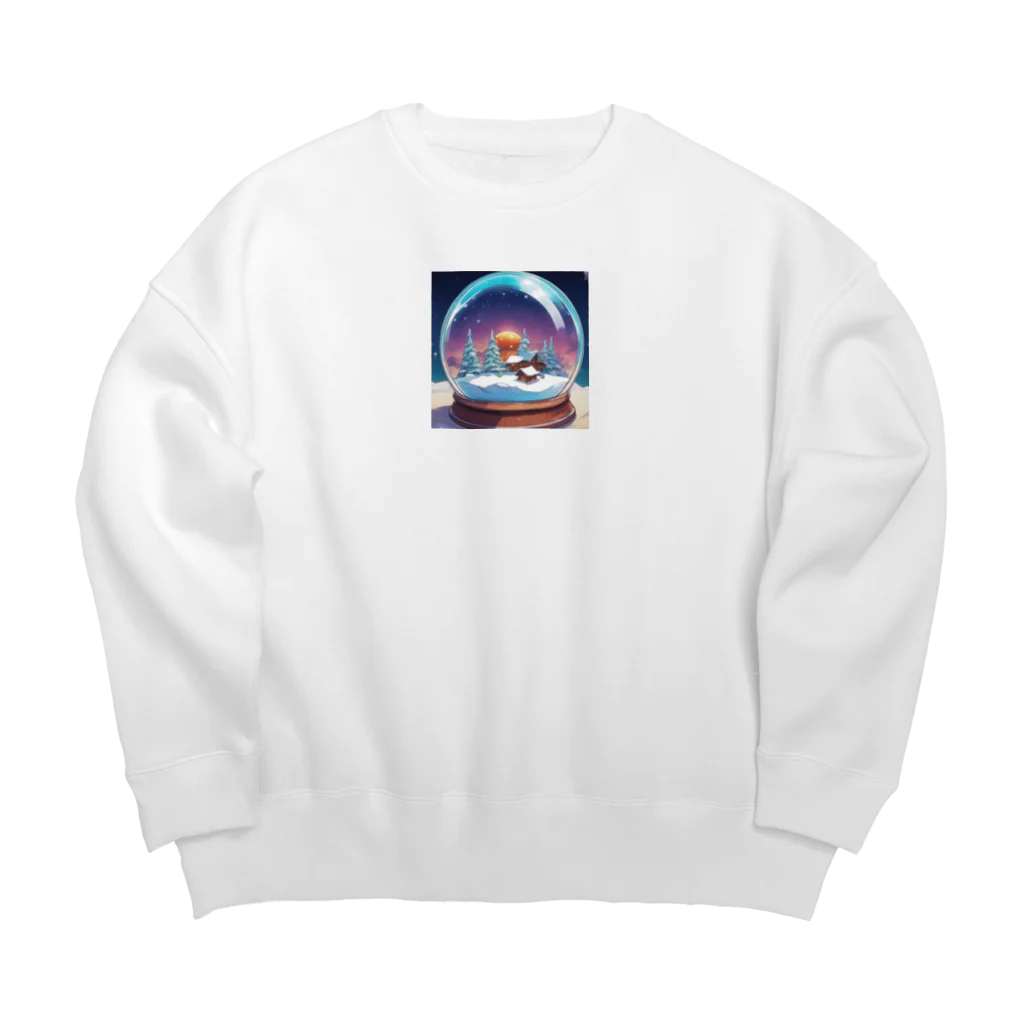 shonaldinyoのスノードーム Big Crew Neck Sweatshirt