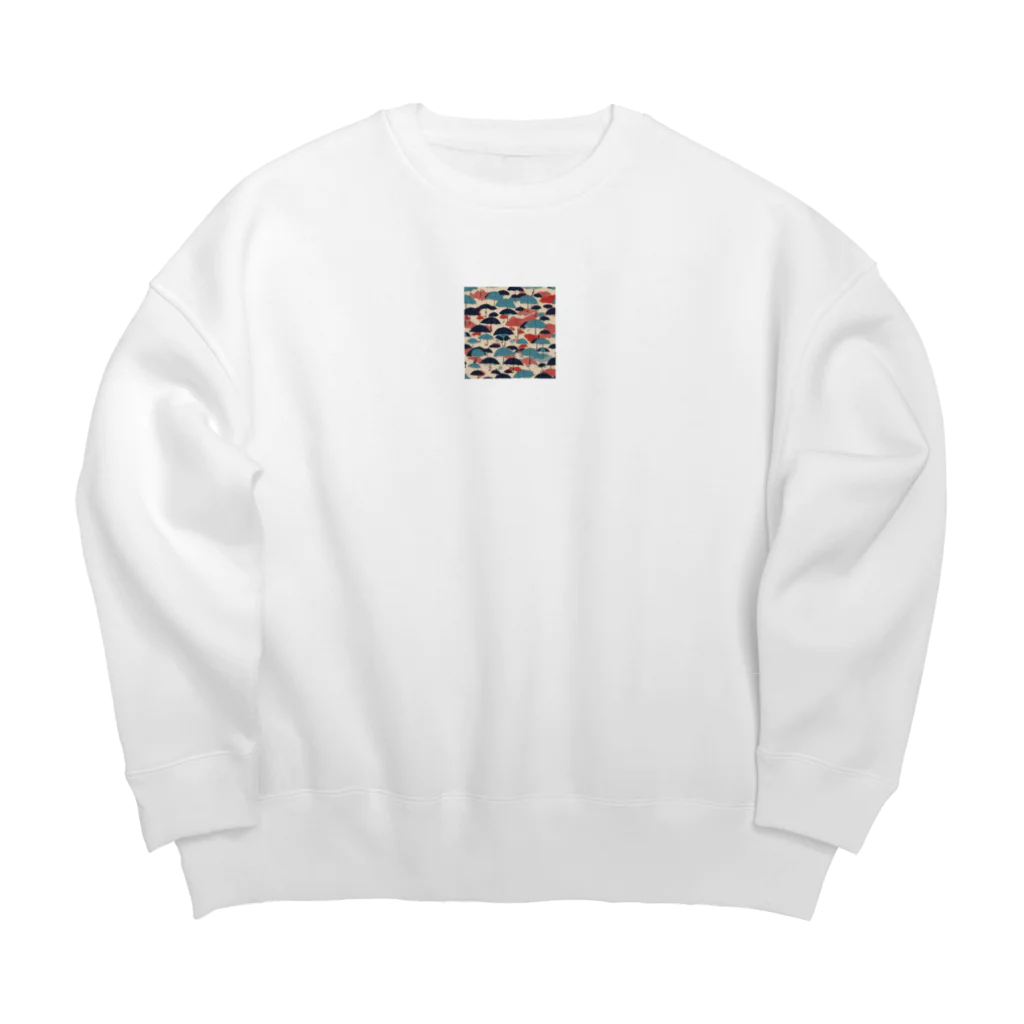 　Mtスペースの和傘 Big Crew Neck Sweatshirt