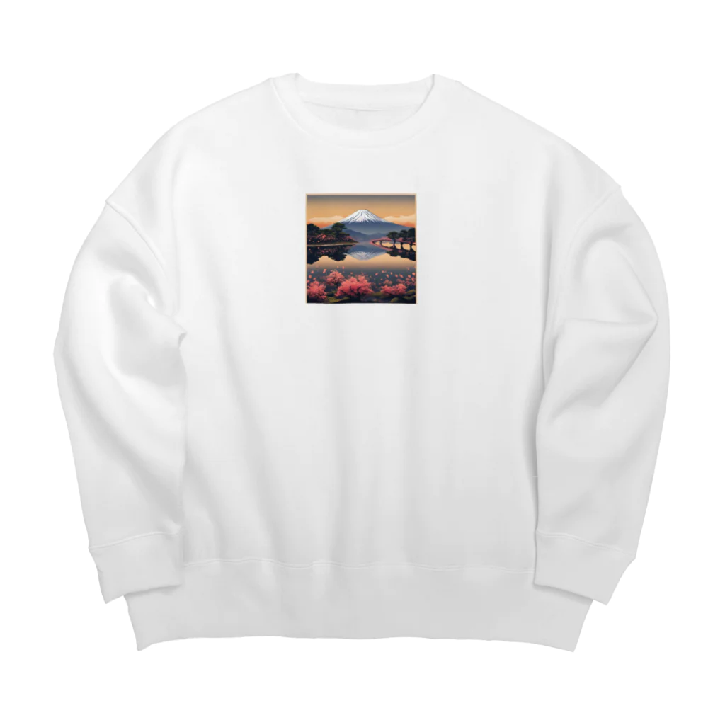 respect-tの「雄大なる富士の誇り」 Big Crew Neck Sweatshirt