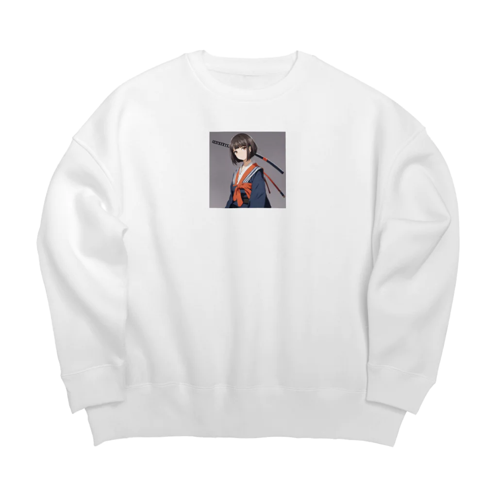 中原ひろふみのSAMURAI女史 Big Crew Neck Sweatshirt