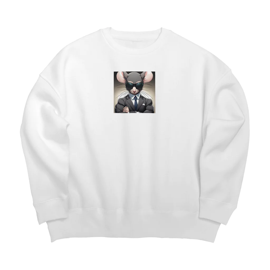 中原ひろふみのねずみ講代表 Big Crew Neck Sweatshirt