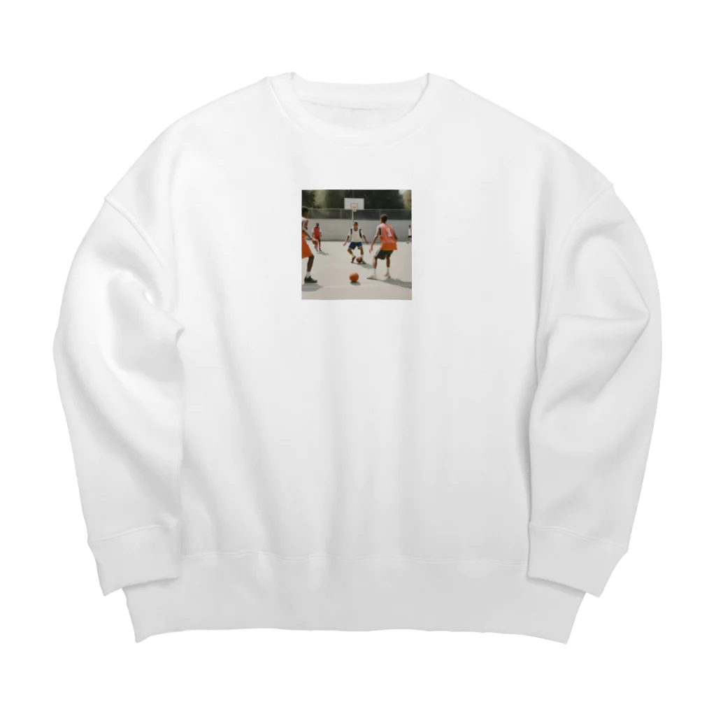 jmdapuwmdのサッカーバスケ Big Crew Neck Sweatshirt