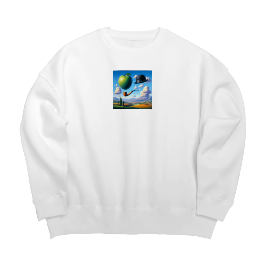 くまDAもんの【新感覚アート】 Big Crew Neck Sweatshirt