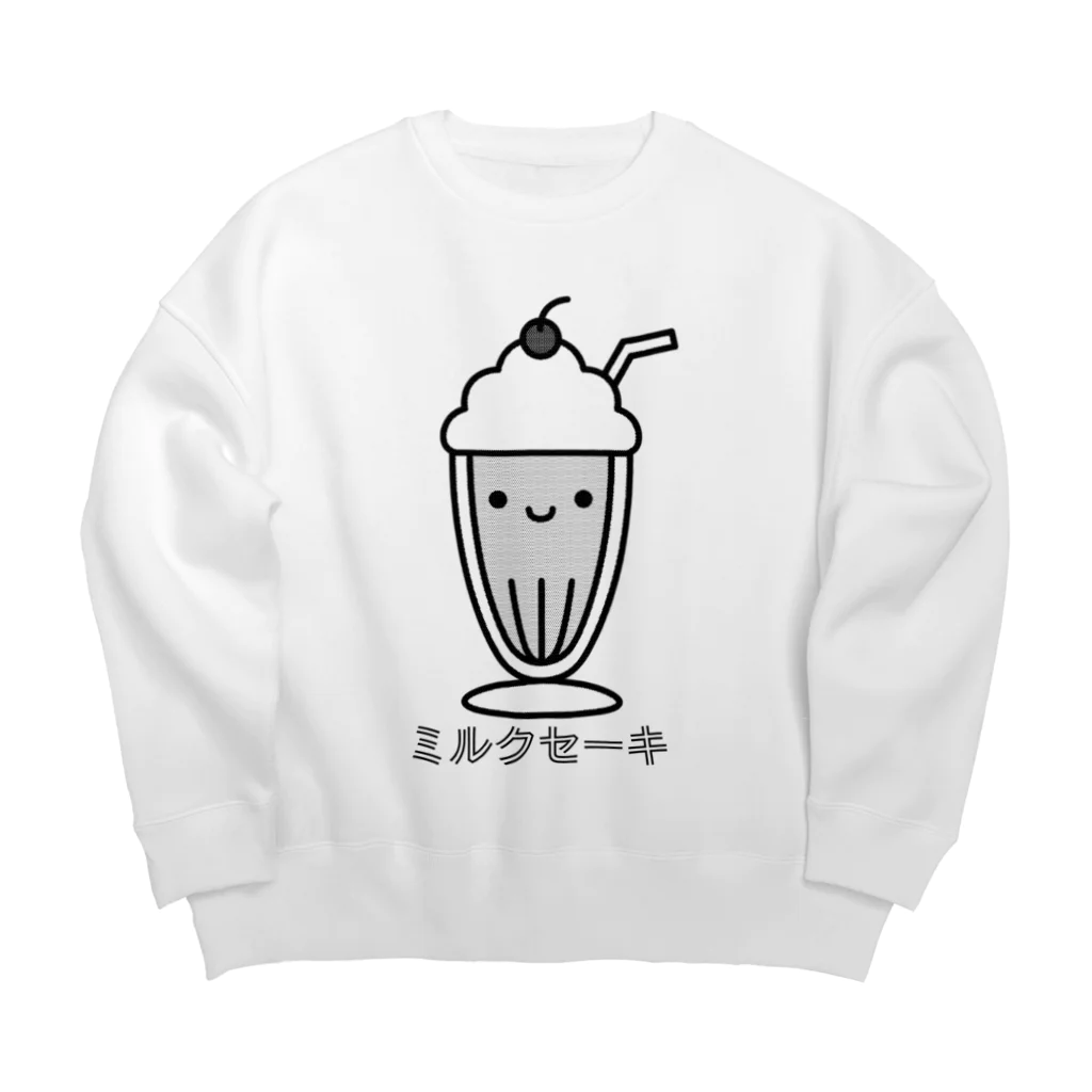 HappyFaceMarketのみんな大好きミルクセーキ Big Crew Neck Sweatshirt