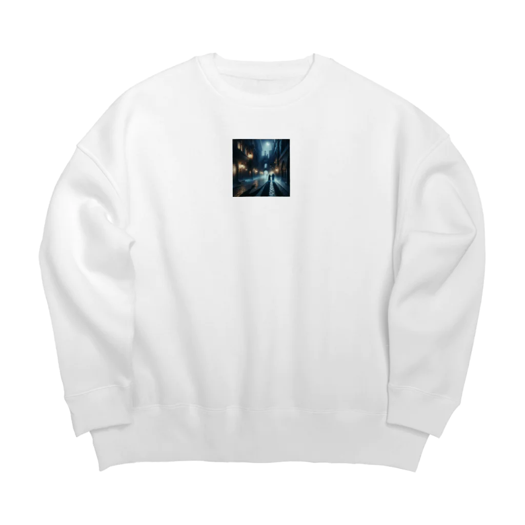 たろすけの「影の中のウィスパー」 Big Crew Neck Sweatshirt