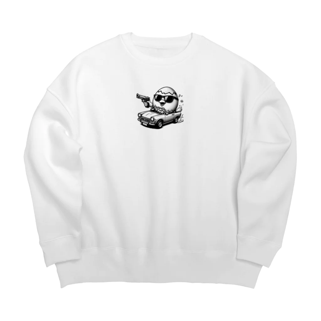 macchonのひよこギャング Big Crew Neck Sweatshirt