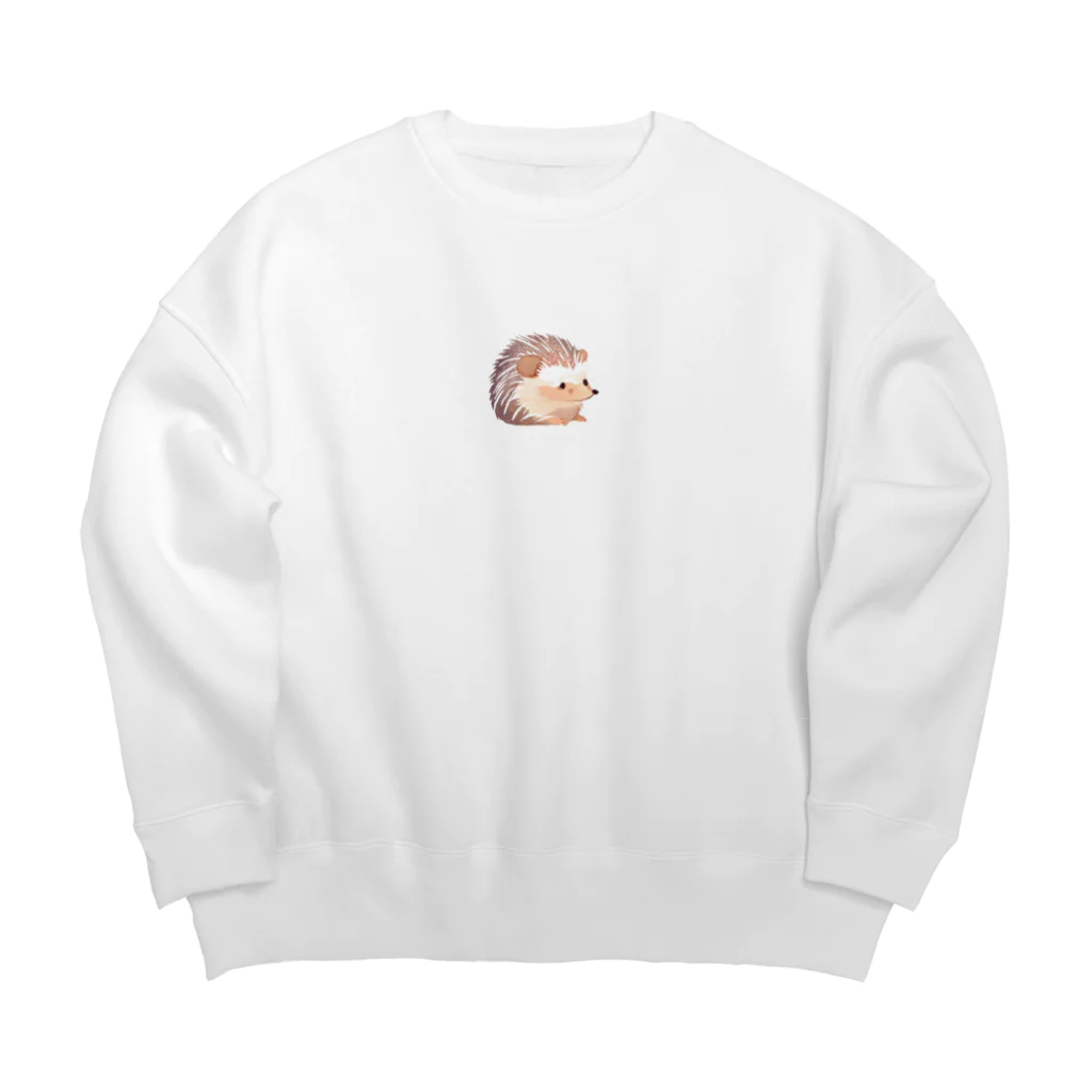 ai美女ショップのちっちゃなﾊﾘﾈｽﾞﾐ🦔ホグオ Big Crew Neck Sweatshirt