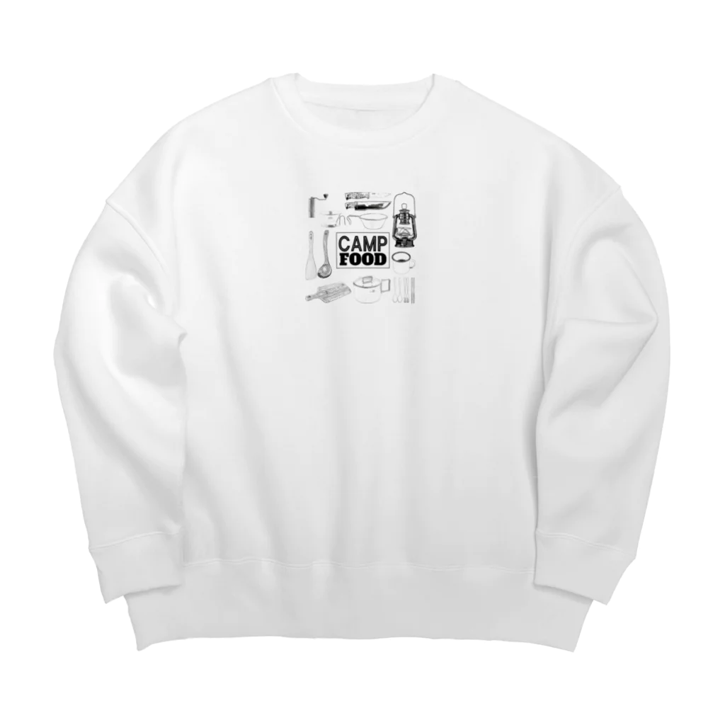 rokkakukikakuのCAMP FOOD Big Crew Neck Sweatshirt