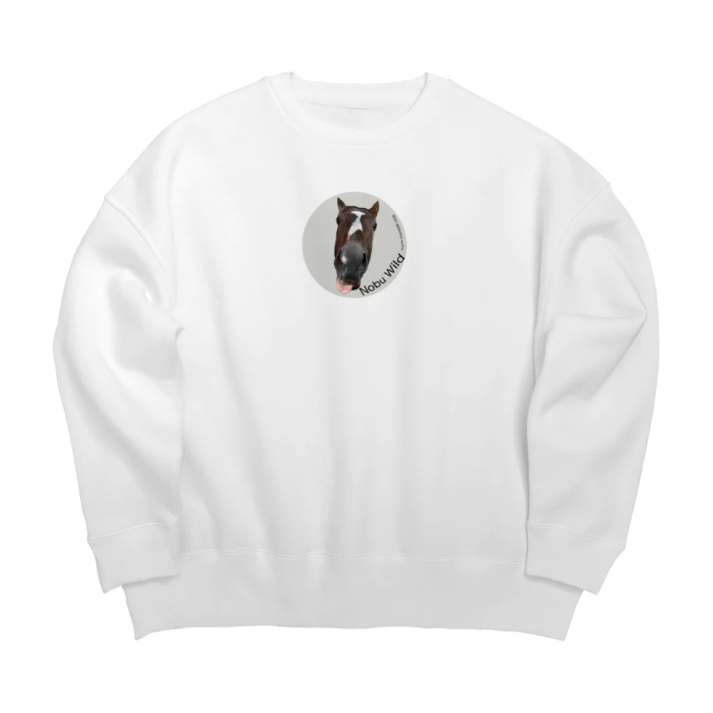 利根リバーサイドクラブの【引退馬支援】ノブワイルドグッズ Big Crew Neck Sweatshirt