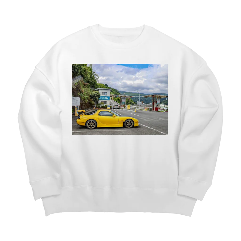 sanwa1650のイニシャルD仕様rx7 Big Crew Neck Sweatshirt