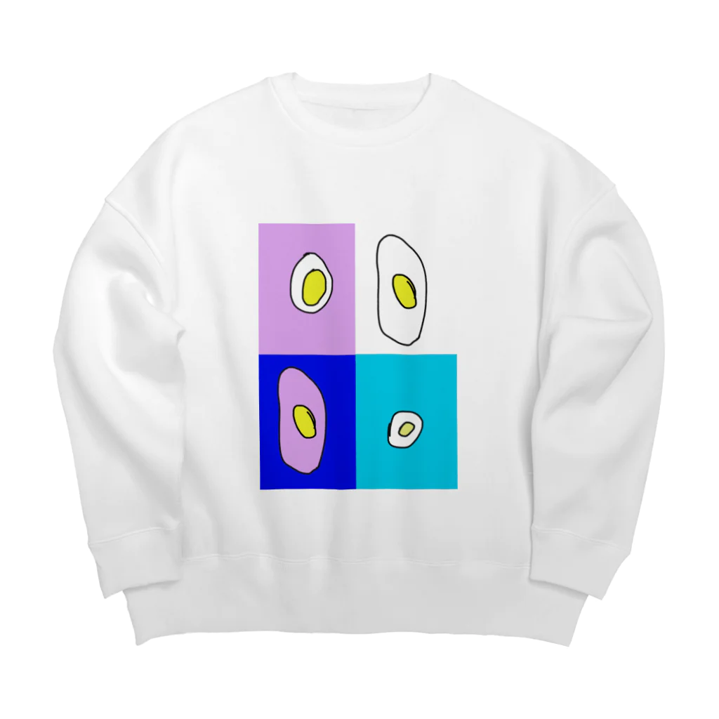 鹿と仏 SHIKA TO HOTOKEのEggs for you. Big Crew Neck Sweatshirt