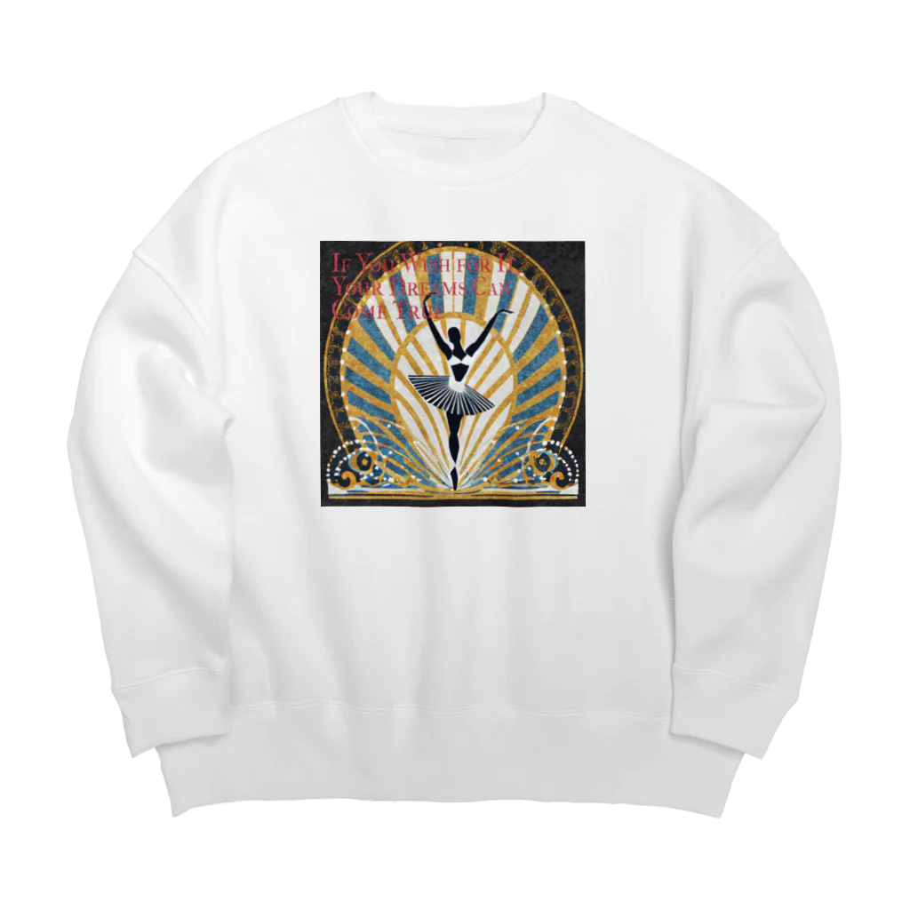 mana美術のバレリーナ Big Crew Neck Sweatshirt