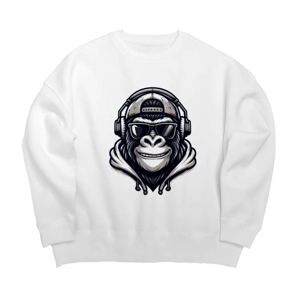 カラフルボックスのゴリさん Big Crew Neck Sweatshirt