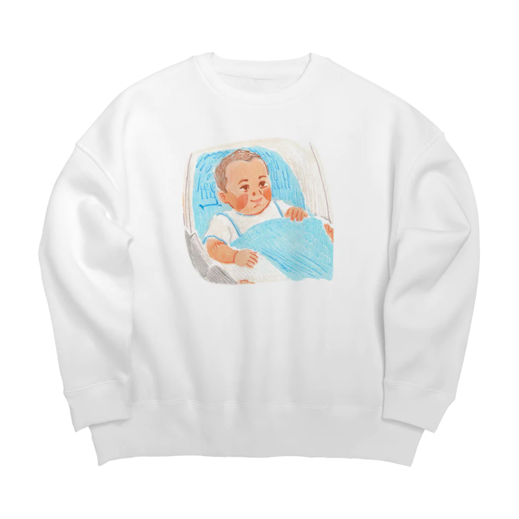 偽ブランドの赤ちゃん Big Crew Neck Sweatshirt