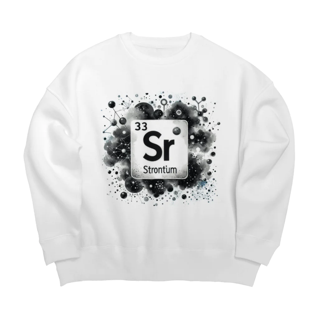 science closet（科学×ファッション）の元素シリーズ　~ストロンチウム Sr~ Big Crew Neck Sweatshirt