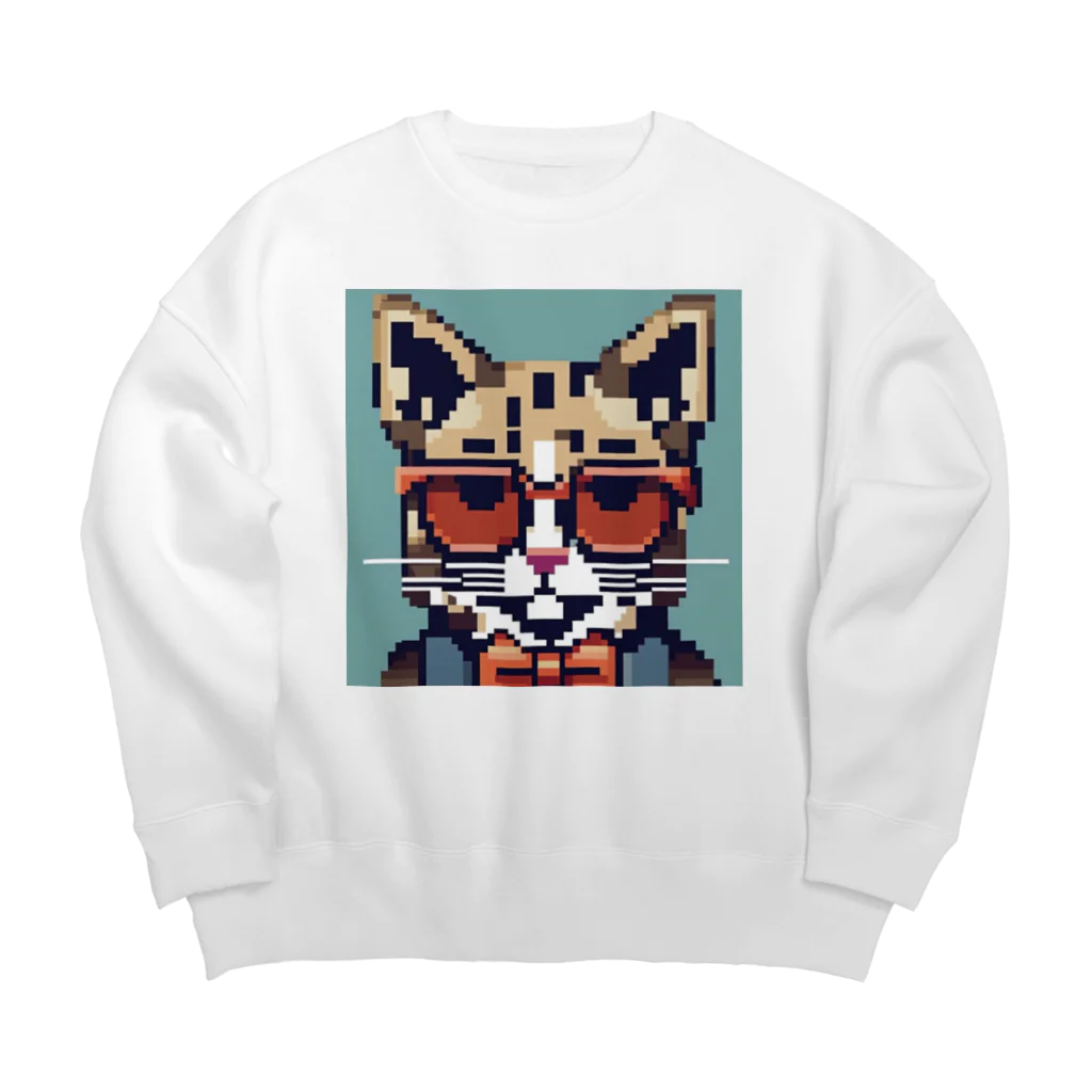 Walnut WhisperのSharp Cat Big Crew Neck Sweatshirt