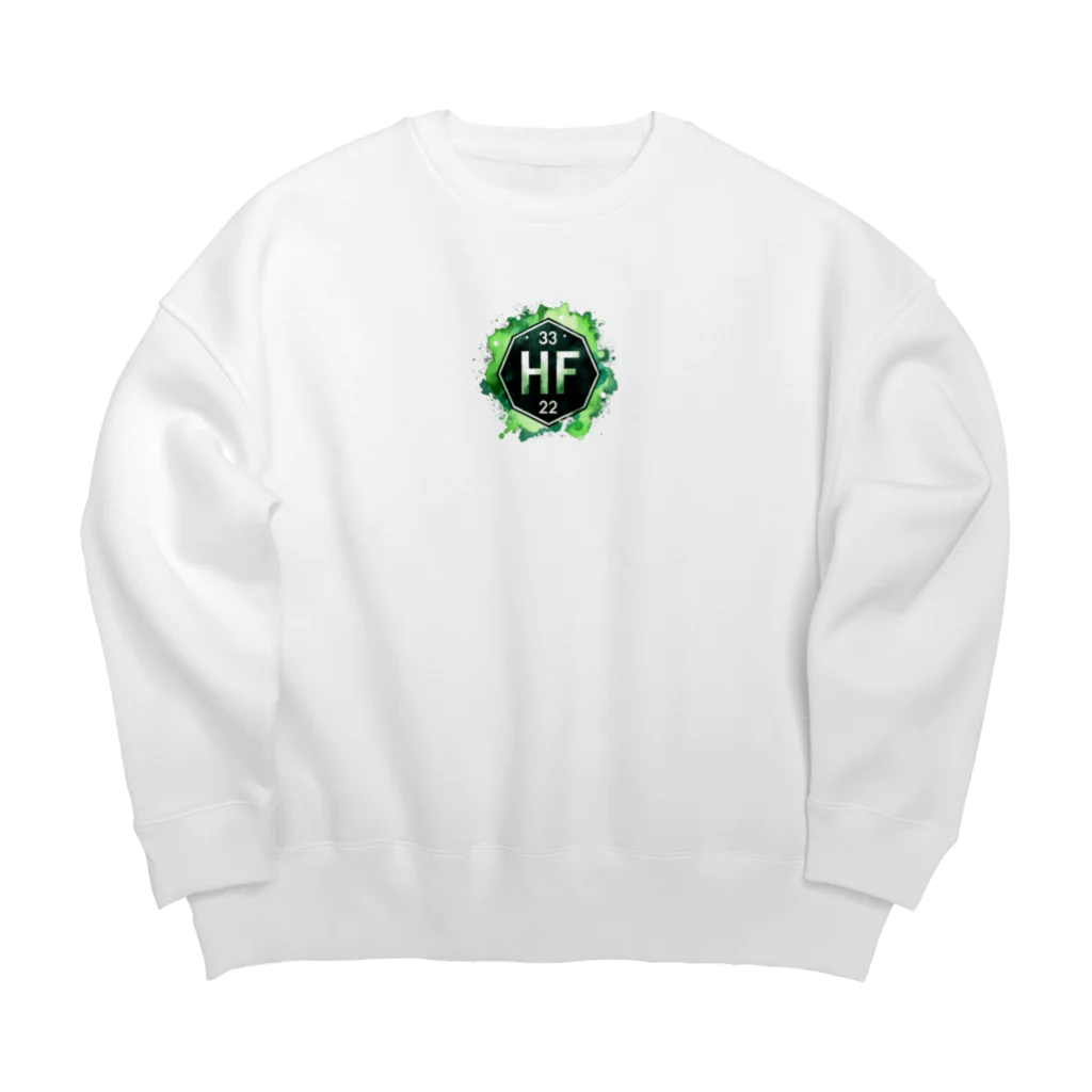 science closet（科学×ファッション）の元素シリーズ　~ハフニウム Hf~ Big Crew Neck Sweatshirt